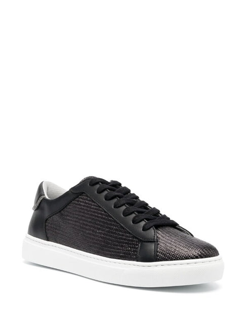 round-toe low-top sneakers